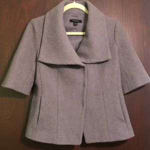 Ann Taylor Wool Short Sleeve Blazer